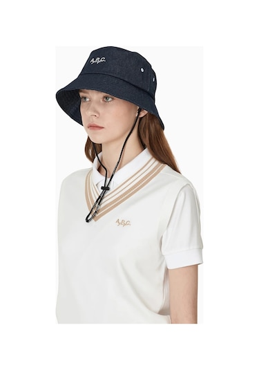 A.p.c Ewen Bucket Hat Unisex Pamuk Şapka Lacivert