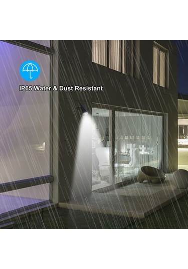 Besthome1 Güneş Enerjili Bahçe Işığı - Beyaz 19 Led - Ip65 Koruma - 8-10 Hrs Çalışma - Tekli Paket