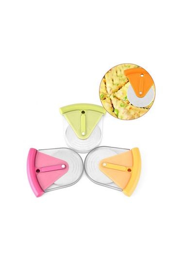 Suntek Paslanmaz Çelik Pizza Kek Tekerlek Kesici Yeşil Yeşil Diğer