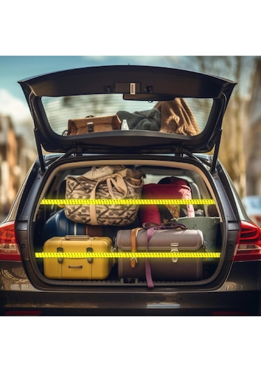 Süper Esnek Gergi Lastiği - 2 Metreye Kadar Esner Bagaj Tavan