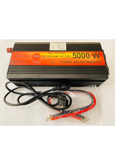 Akü Şarj Eder. 5000 Watt Tam Sinüs Ups İnverter 12-220 Çevirici