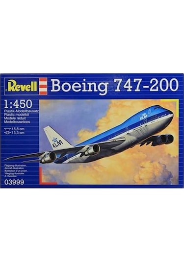 Revell Maket Seti 1:200 Boeing 747-200 3999