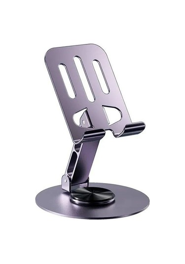 Metal Mobil Telefon Tutucu 360 Derece Dönebilir Ayarlanabilir Katlanabilir Tembel Tablet Masaüstü Mobil Telefon Tutucu