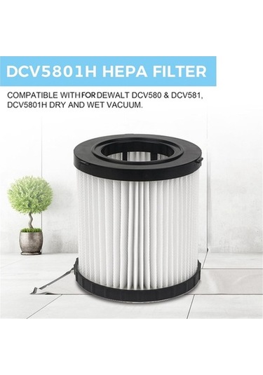 Flybuy Dewalt Atölye Süpürgesi İçin 3 Adet Dcv5801h Filtre, Hepa Teknolojisi