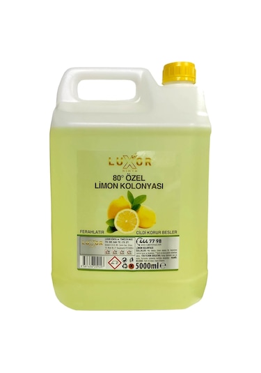 Luxor 80 Derece Limon Kolonyası 5 L