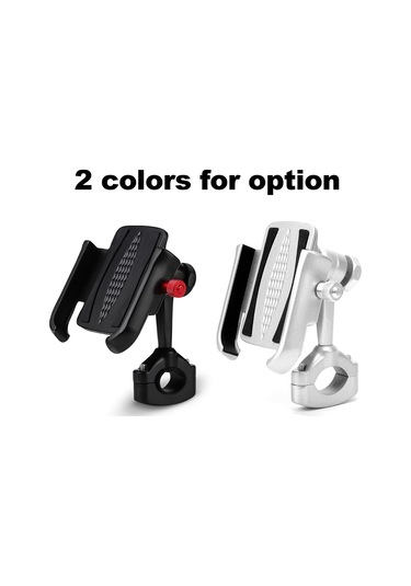 Soulader Evrensel 360 Derece Dönebilen Bisiklet Ve Motosiklet İçin Akıllı Telefon Tutucu, Güvenli Ve Pratik Siyah