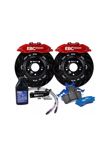 Ebc Racıng Bıg Brake Kıt Wv Mqb Patform Kırmızı Kaliper 330mm Bbk005red-1