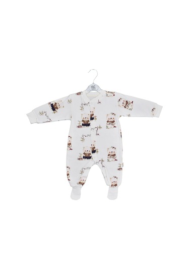 Tweeton Bebek Tulumu 113720 Ekru-kahve Ekru - Kahverengi