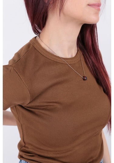 Busem S0016231 Kadın Bluz Koyu Hardal