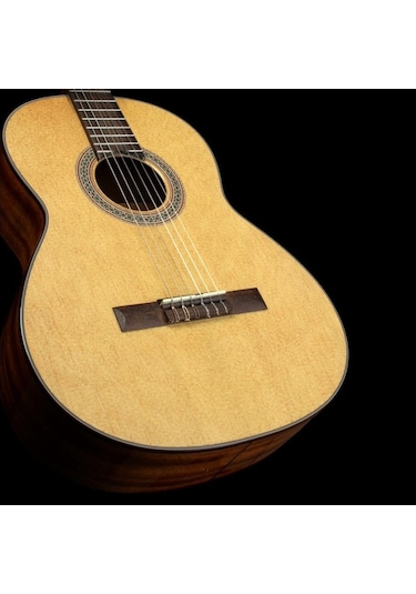 Cort Ac100Opw Klasik Gitar. Kılıflı. Open Pore. Ladin Kapak. Ark