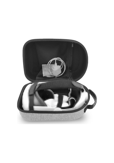 Quest 3 İle Uyumlu Sert Taşıma Çantası Vr Kulaklık V10885 Gri