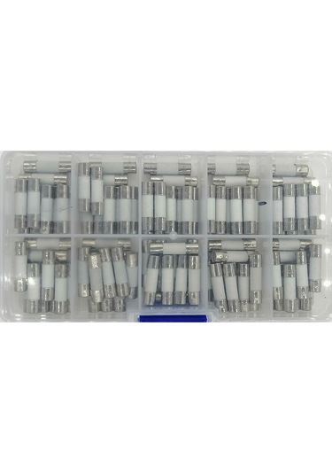 Yate10 5x20 Seramik Sigorta Seti 100x 10 Tür Kutulu