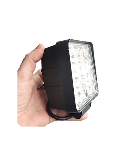2 Adet 16 Led Kare 9-48 Volt 48 Watt Ip67 Çalışma Lambası