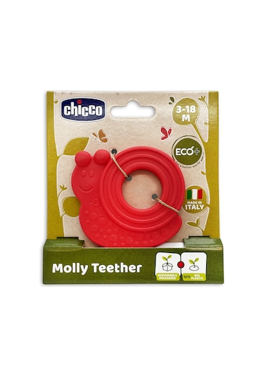Chicco Molly Diş Kaşıyıcı 3-18 Ay - Kırmızı