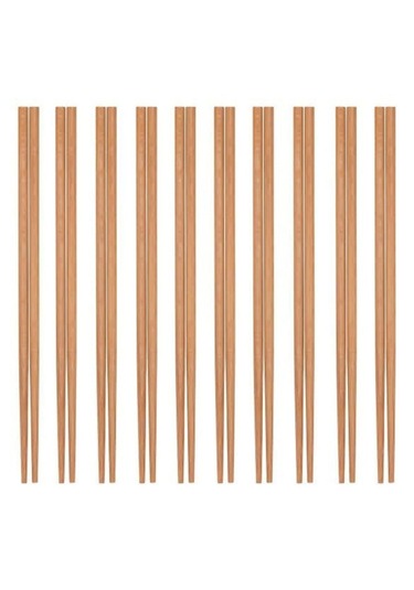 Sarfex Çin Çubukları Chopsticks 10 Çift 20 Adet Bambu Diğer