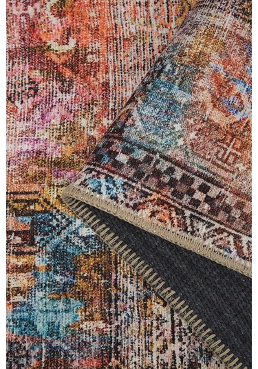 Fusion Modern Dokuma Taban Dekoratif Renkli Halı (Al 101)