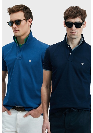 Lufian Erkek T Shirt 111040206s2 Lacivert-açık Lacivert Lacivert-Açık Lacivert