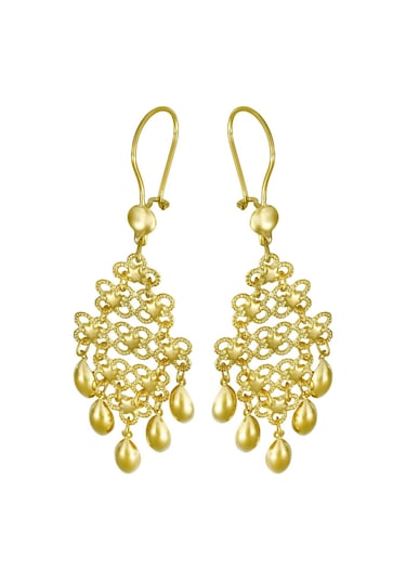 Altın Küpe T077338 Sarı Altın
