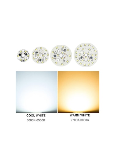 2 Adet  Çip 3w 5w 7w 9w 12w Smd 2835 Ac 220v-240v 90 Lümen/w 220v 12w 2pcs