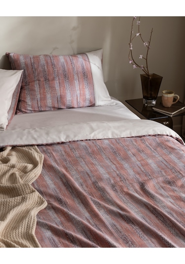 Clarette Tek Kişilik %100 Pamuk Madame Coco Crep Baskılı Nevresim Takımı - Renkli 8684427182277 Çok Renkli