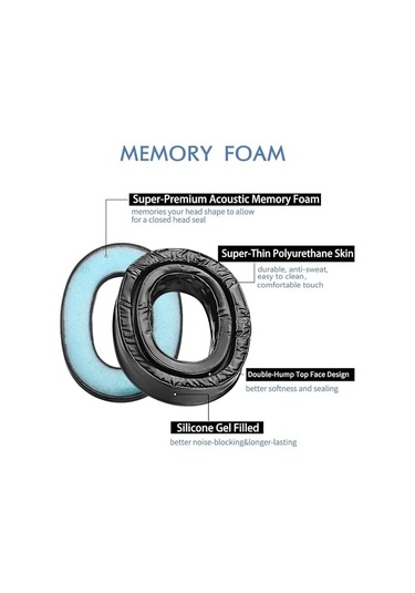 3m Peltor İşitme Koruyucuları İçin Jel Kulak Pedleri, Kişisel Koruyucu Ekipman, Rahat Yedek Pedler, Siyah Hh