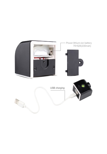 Vkemall Küçük Boy 2 Çapraz Çizgi, Manyetik Tutuculu Kırmızı Işık Lazer Seviye Aygıtı, 3-10m Aralığında Projeksiyon