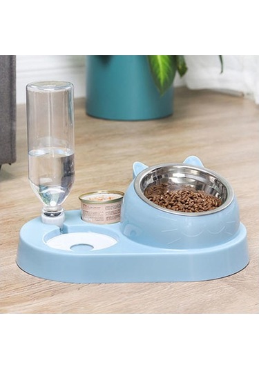 Soulader Otomatik Kedi Ve Köpek Mama Kabı Su Dispenseri Evcil Hayvan Besleyici Yemek Kabı