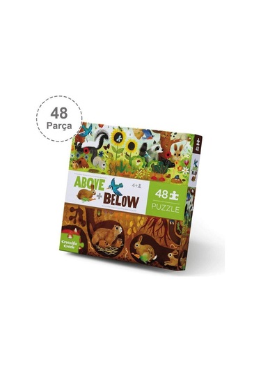 Crocodile Creek Puzzle 48 Parça Arka Bahçe Keşfi