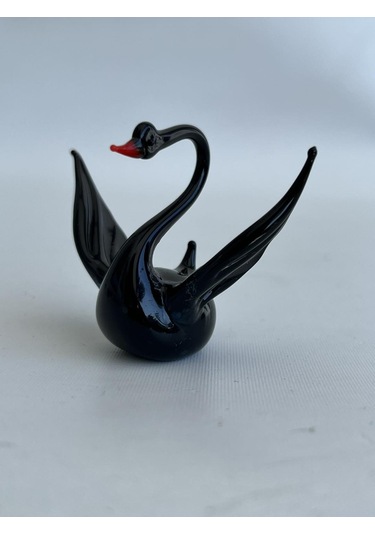 El Yapımı Murano Cam Kuğu Biblo A57