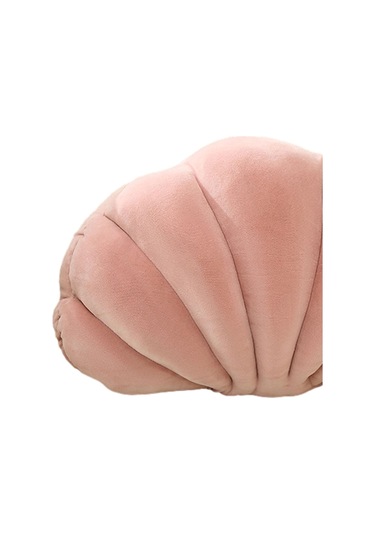 Suntek Magideal Kabuk Dekoratif Yastık Clam Yer Minderi Oturma Pembe