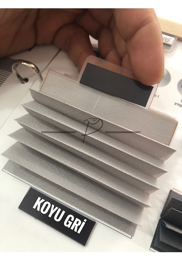 Plise Perde Cam Balkon Akordiyon Perde Sistemleri 11 Renk Seçeneği Çok Renkli