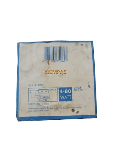 Floresan S10 Starter 220-240v 4-80 Watt 1 Paket 25 Adet