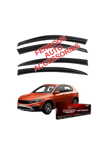 Fiat Egea Cross Ferrous Cam Rüzgarlığı 4lü Set 2021 Ve Üstü