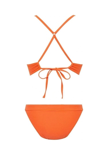 U.S. Polo Assn. Kadın Kiremit Bikini Takım Kiremit