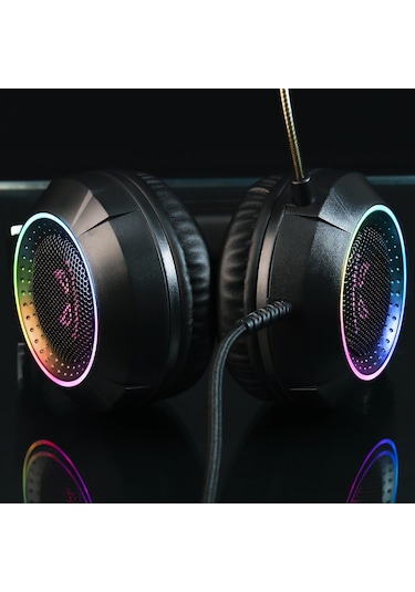 Rush Ace RHX55 7.1 Surround Titreşimli RGB Oyuncu Gaming Kulaklığı