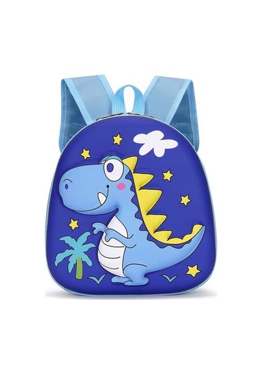 Yulong Karikatür Çocuk Yumurta Kabuğu Sırt Çantası Anaokulu Okul Mavi