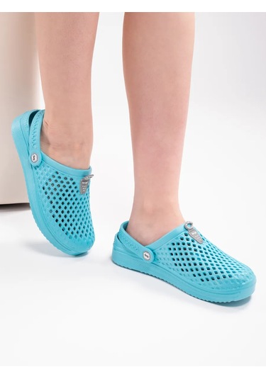 Optımoll Kapalı Terlik Sabolar Kauçuk Plaj Terlikleri 397349142 Açık Mavi