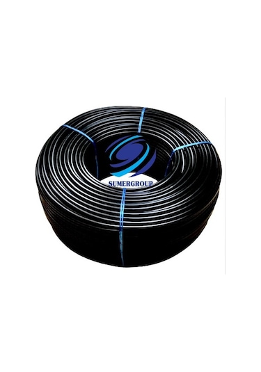 Sumergroup 12X14Mm Polietilen Pe Pnömatik Hortum Siyah 50Mt