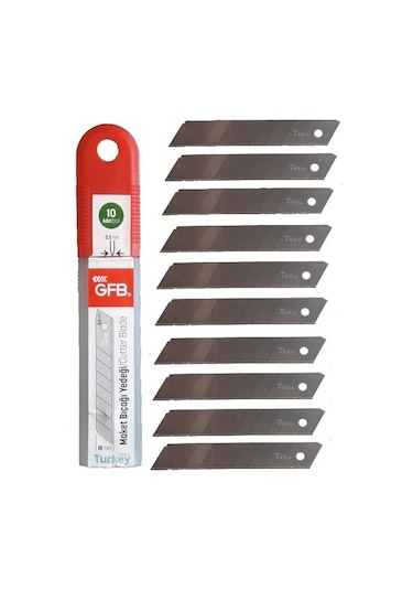 Gfb Maket Bıçağı Gfb Yedek Uç 100 Adet Kalınlık 0,5 Maket Bıçağı Ağzı