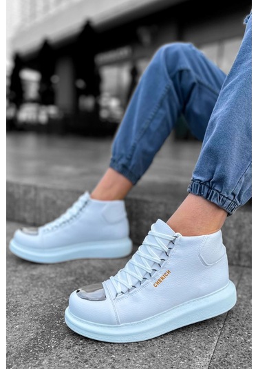 Ch267 - Cbt Roma Mirror Erkek Bot Beyaz Çok Renkli