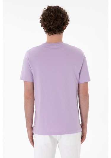 U.S. Polo Assn. Erkek Regular Fit Bisiklet Yaka Lila Basic Tişört 50305928-VR034 U.S. Polo Assn. Erkek Regular Fit Bisiklet Yaka Lila Basic Tişört 50305928-VR034