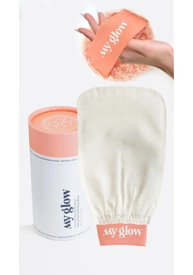 Banyo Kesesi Duş Hamam Peeling Eldiveni %100 Floş Ipek Ve El Pouc