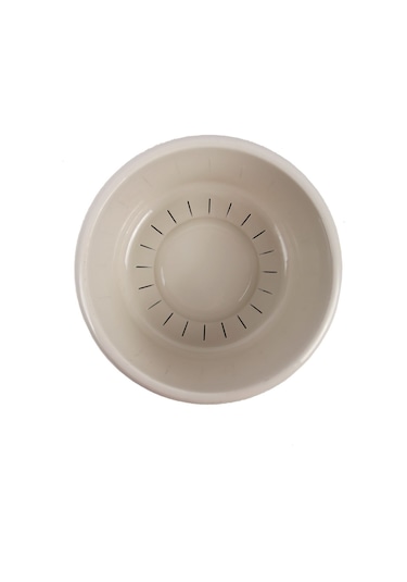 Dekoratif Aranjman Saksı Kaktüs Sukulent Çiçek Saksısı 2 Lt - Kirli Beyaz