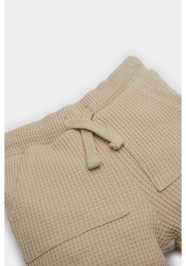 DeFacto Erkek Bebek Beli Lastikli Waffle Şort C2221A525SMBG106 Bej