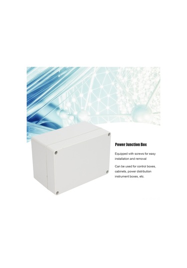 Tenfowee Ip65 Su Geçirmez Elektrik Kutusu, Abs Malzeme Isıya Dayanıklı, Dış Mekan Kablo Tesisatı İçin 160x110x90mm