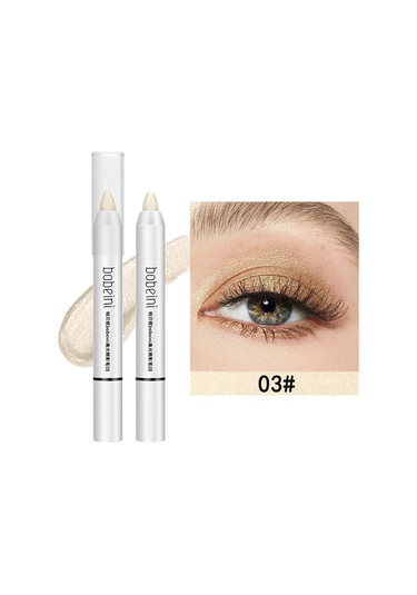 Göz Makyajı Fosforlu Kalem, Undereye Parlatıcı Kalem, Çift Uçlu Göz Farı 202311-03 Dark Topaz