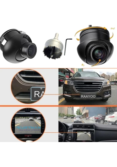19 Mm Mini Araç Görüş Kamerası Ön Yan Veya Arka Kullanıma Uyumlu