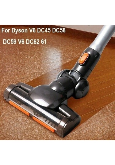 Evrensel Turbo Zemin Fırçalı Nozul Başlık - Çoklu Süpürge Modelleri İle Uyumlu Yedek Temizlik Aksesuarı, Güçlü Yedek Parça