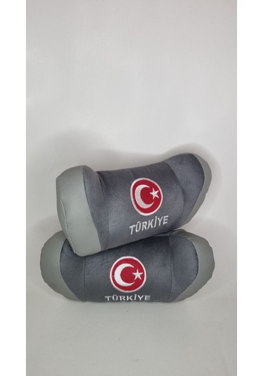 Türkiye Bayrağı Oto İkili Boyun Yastığı