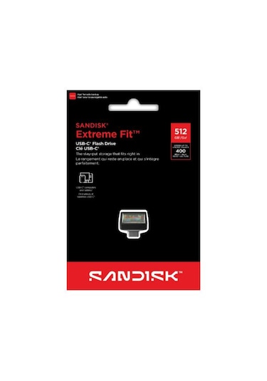 Sandisk Ultra Fit 512gb Sdcz530-512g-g46 400mb/s Type-c Flash Bellek Type-C